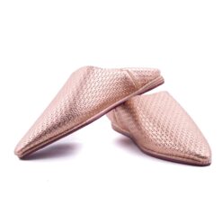 Babouche Beige En Cuir Étoilé pour homme et garçon 2021.