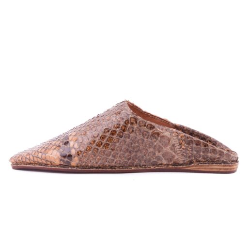 Babouches scintillants En Cuir Serpent pour femme 2021. – Image 2
