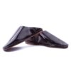 Babouche métalisée En Cuir Noir pour la femme modèle 2021.