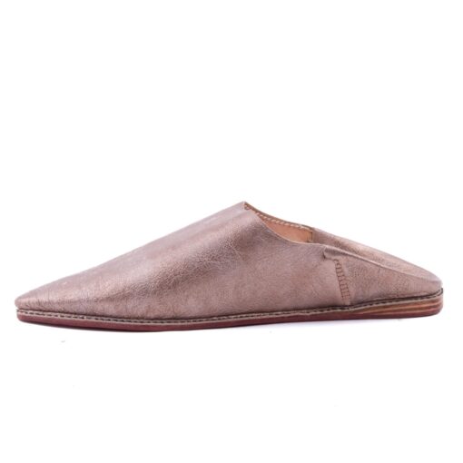 Babouche mastic En Cuir élégant brodé pour la femme modèle 2021. – Image 2