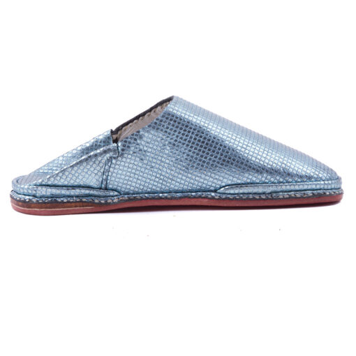 Babouches Bleu Brillant pour femme et fille modèle 2021. – Image 2