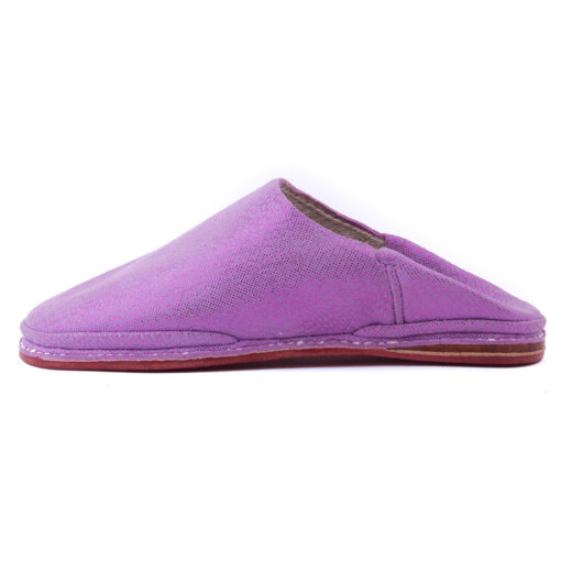 Babouches Mauve avec Motif pour femme et fille mode 2021. – Image 2
