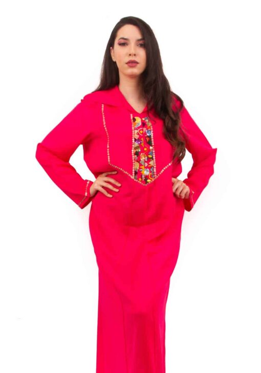 Djallaba-dress-rose